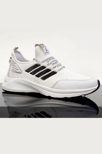 Άσπρα Ανδρικά Αθλητικά Παπούτσια Malkolm X