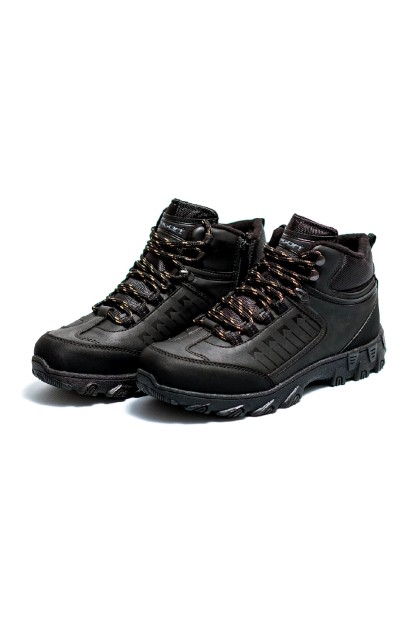 Μαύρα Ανδρικά Μποτάκια Plarium