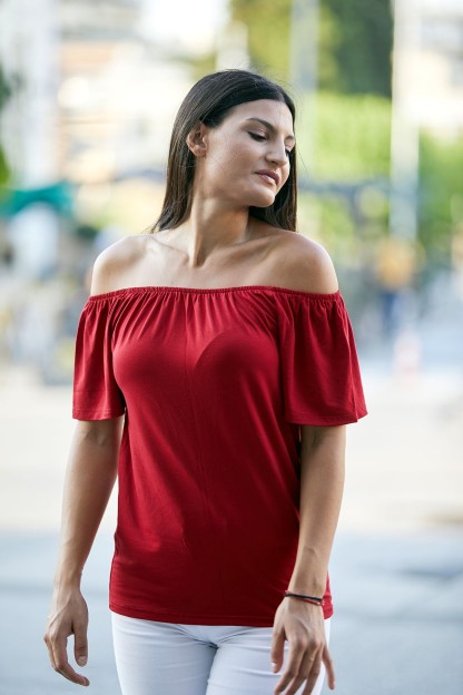 Γυναικεία Κόκκινη Μπλούζα Chiccy