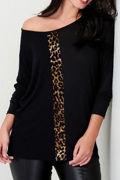 Μαύρη Μακρυμάνικη Μπλούζα Chiccy