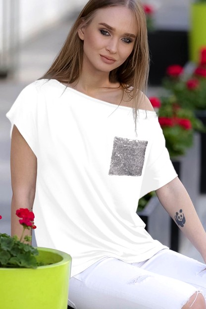 Άσπρη Γυναικεία Μπλούζα Chiccy