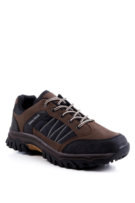 Καφέ Ανδρικά Trekking Παπούτσια Tonny Black.