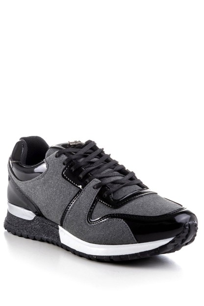 Γκρι Ανδρικά Παπούτσια Tonny Black