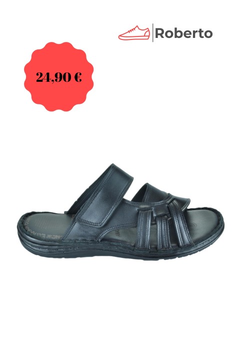 LEATHER ANATOMIC SLIPPERS