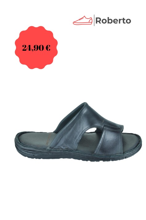 LEATHER ANATOMIC SLIPPERS