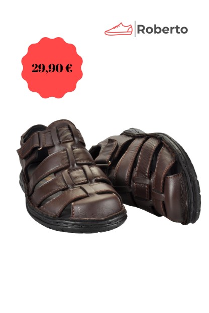 LEATHER ANATOMIC SANDALS