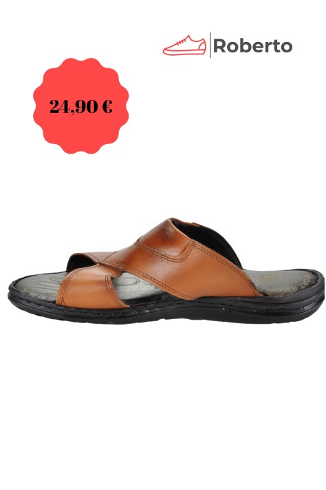 LEATHER ANATOMIC SLIPPERS