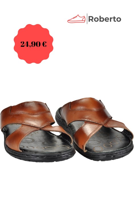LEATHER ANATOMIC SLIPPERS