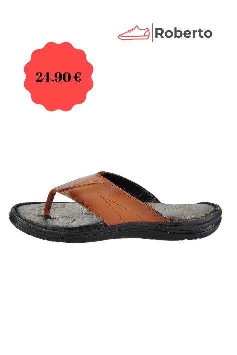 LEATHER ANATOMIC SLIPPERS