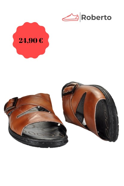LEATHER ANATOMIC SLIPPERS